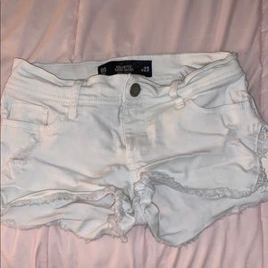 00 white jean shorts